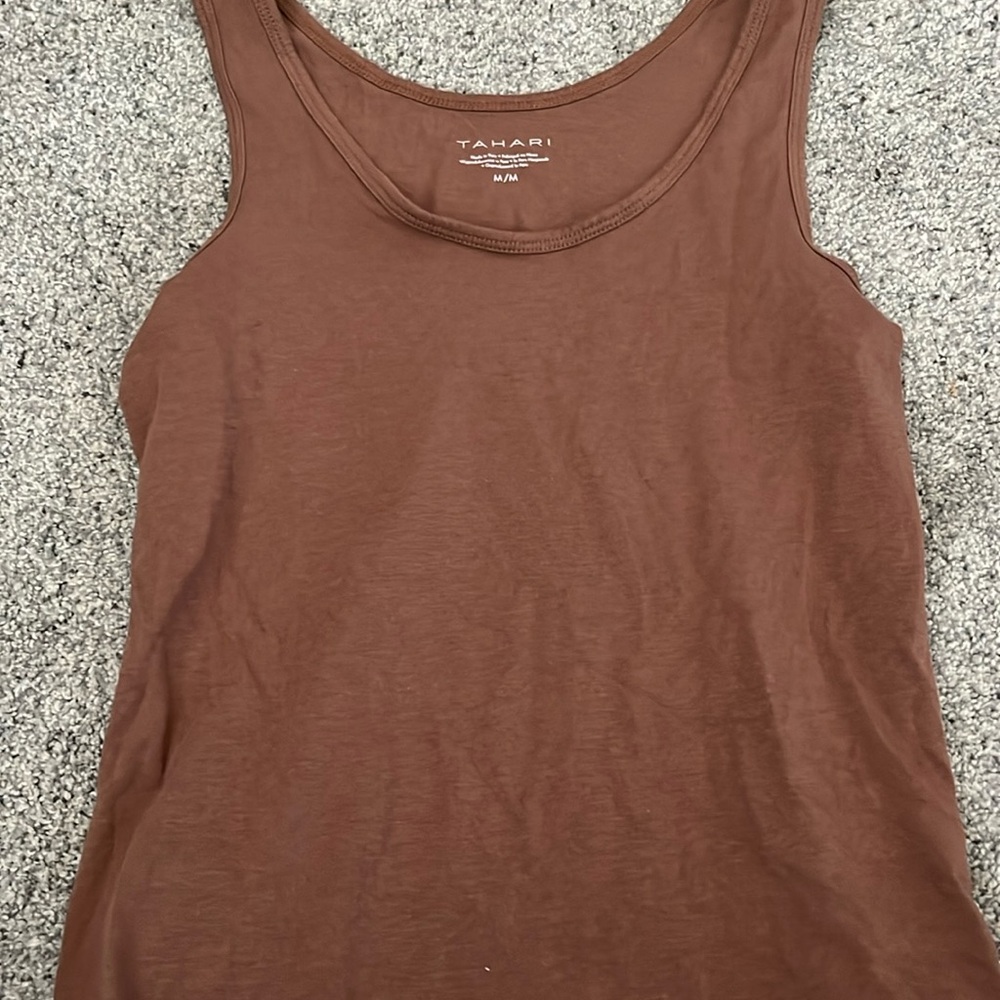 Brown tank top